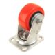 4″ Heavy Duty Red Caster with Roller Bearing