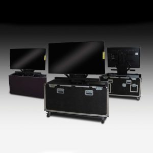 42"-90" Flatscreen TV Case With Auto Electric Lift System